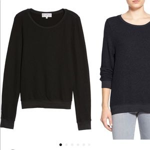 WILDFOX Black Baggy Beach Jumper